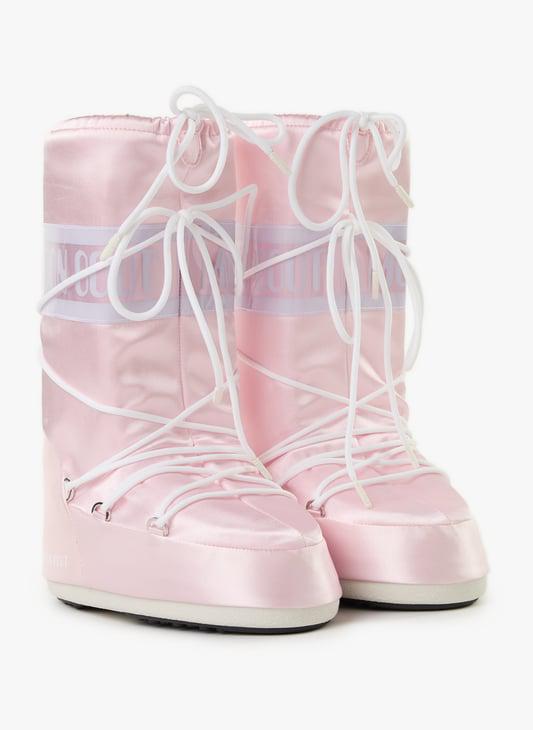 Shop Icon Low 软壳面料人造皮革雪地靴on Sale at BeyondStyle