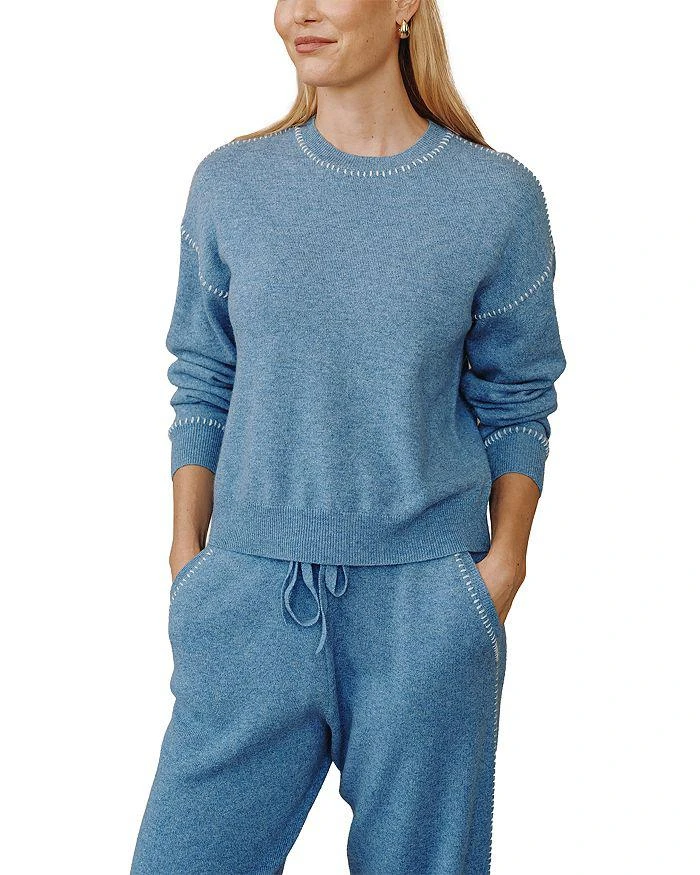 Bella Dahl Whipstitch Crewneck Sweater