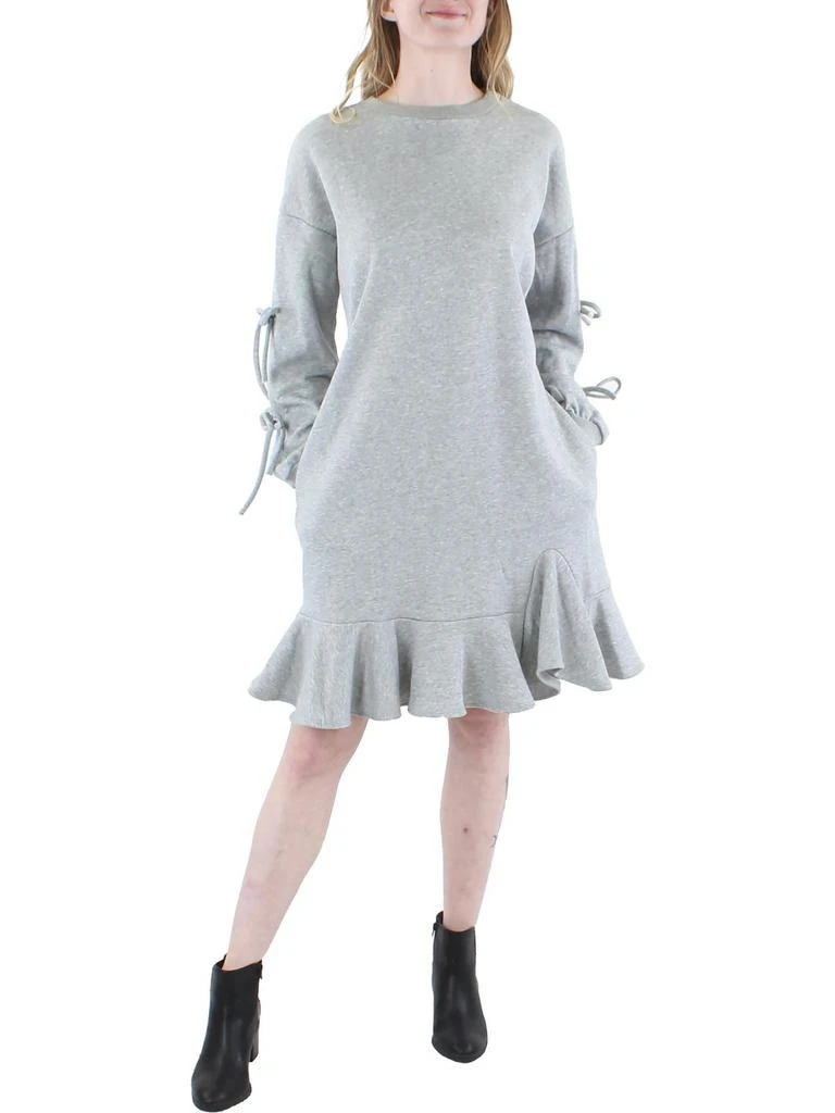 CQ by CQ Womens Grommet Ruffled Sweatshirt Dress 4
