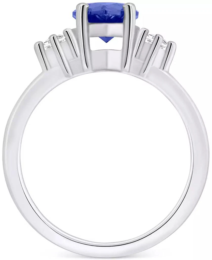 Macy's Tanzanite (1-7/8 ct. t.w.) & Diamond (1/10 ct. t.w.) Pear Ring in 14k Gold 3