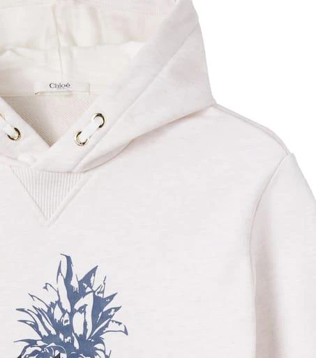 Chloé Printed cotton jersey hoodie 4