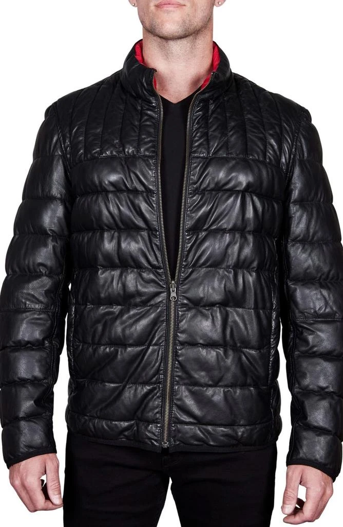 Reversible Jacket Missani Leather Jacket Reversible Leather Puffer Jacket –  On Sale Now With Up To 47% Off