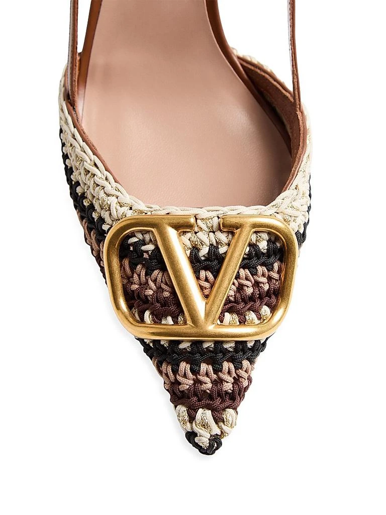 Valentino VLogo Signature Slingback Pumps 80MM 5