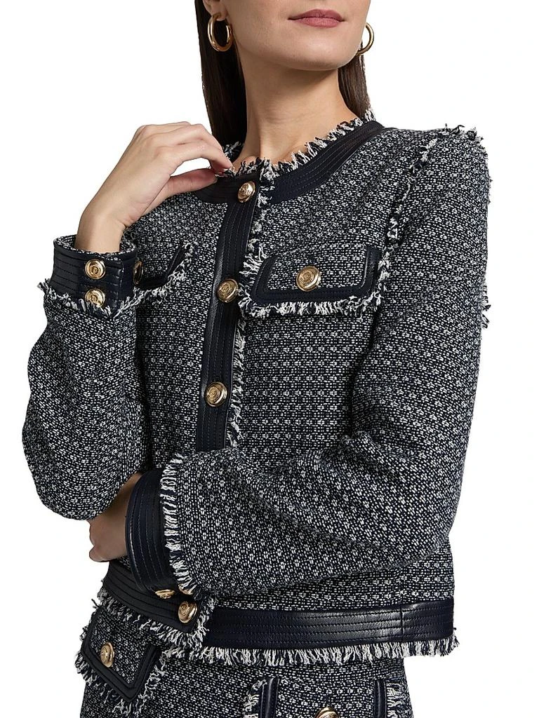 Cinq à Sept Deva Birdseye Tweed Jacket 6