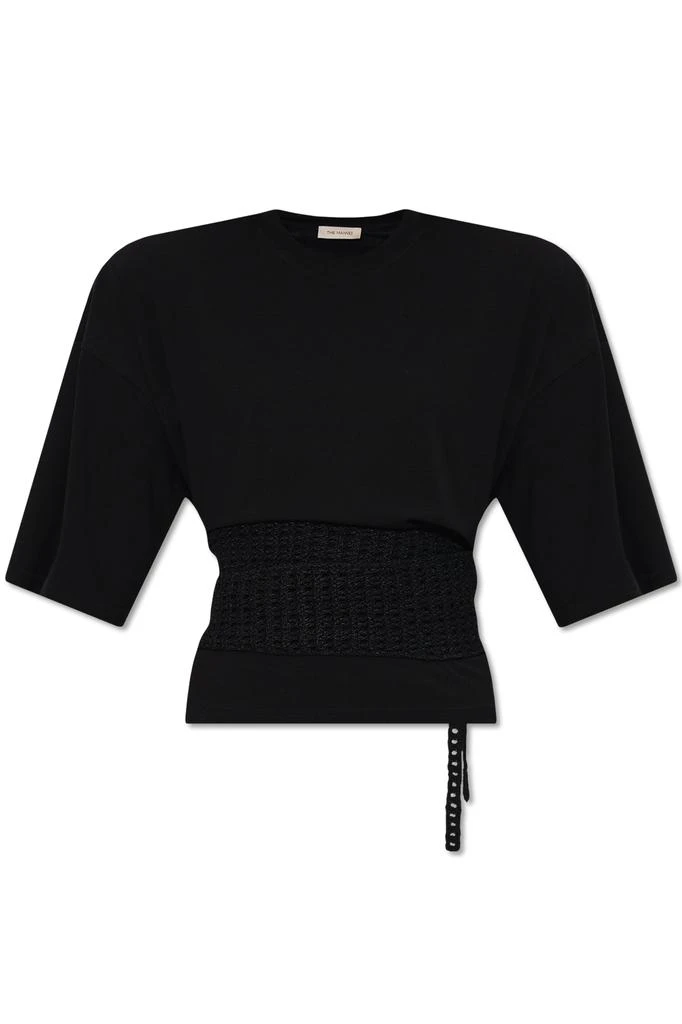 The Mannei ‘Turso’ T-shirt with tie waist 1