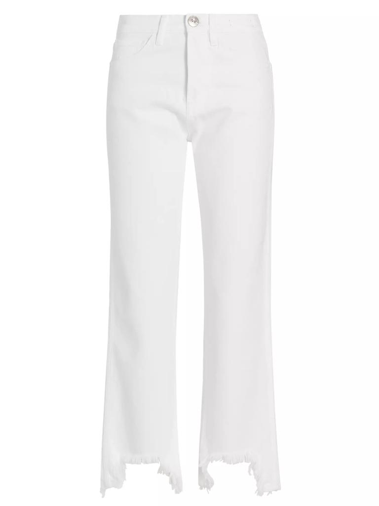 3x1 Austin Cropped Straight-Leg Jeans