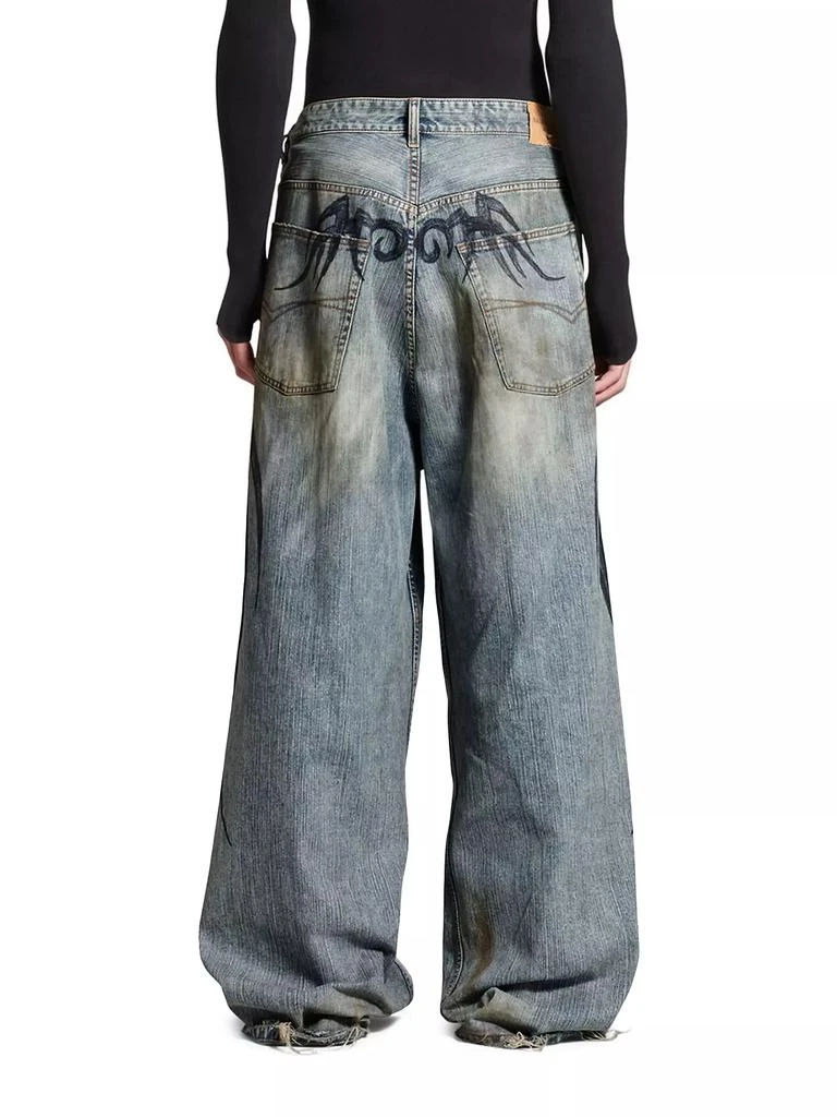 Balenciaga Y2k Stretched Knee Baggy Pants 4