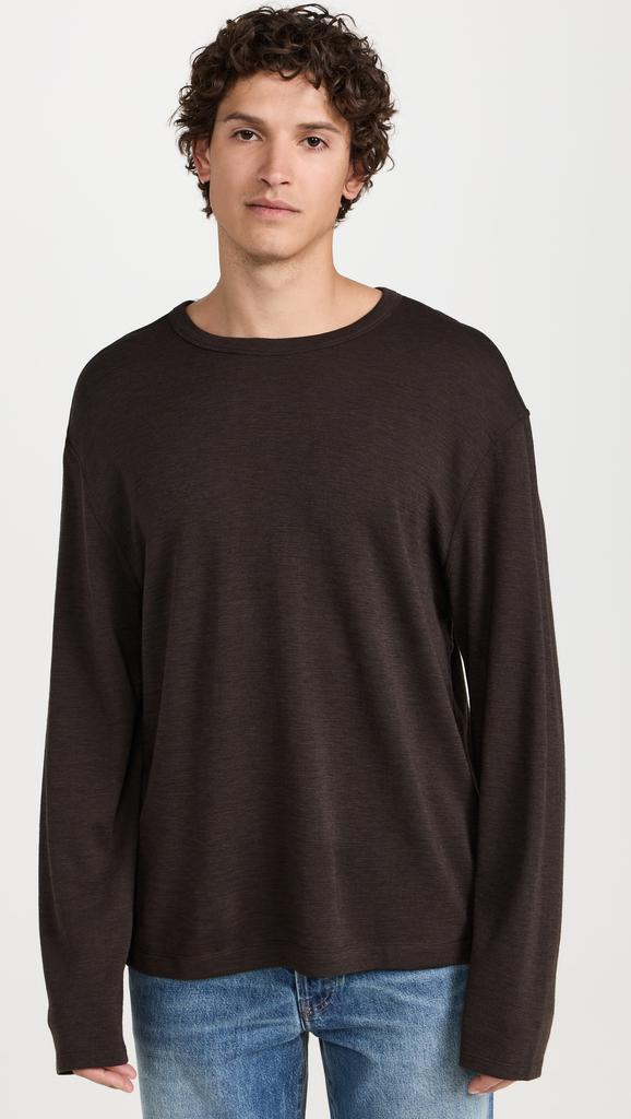 Officine Générale Benny Double Face Felted Wool Tee