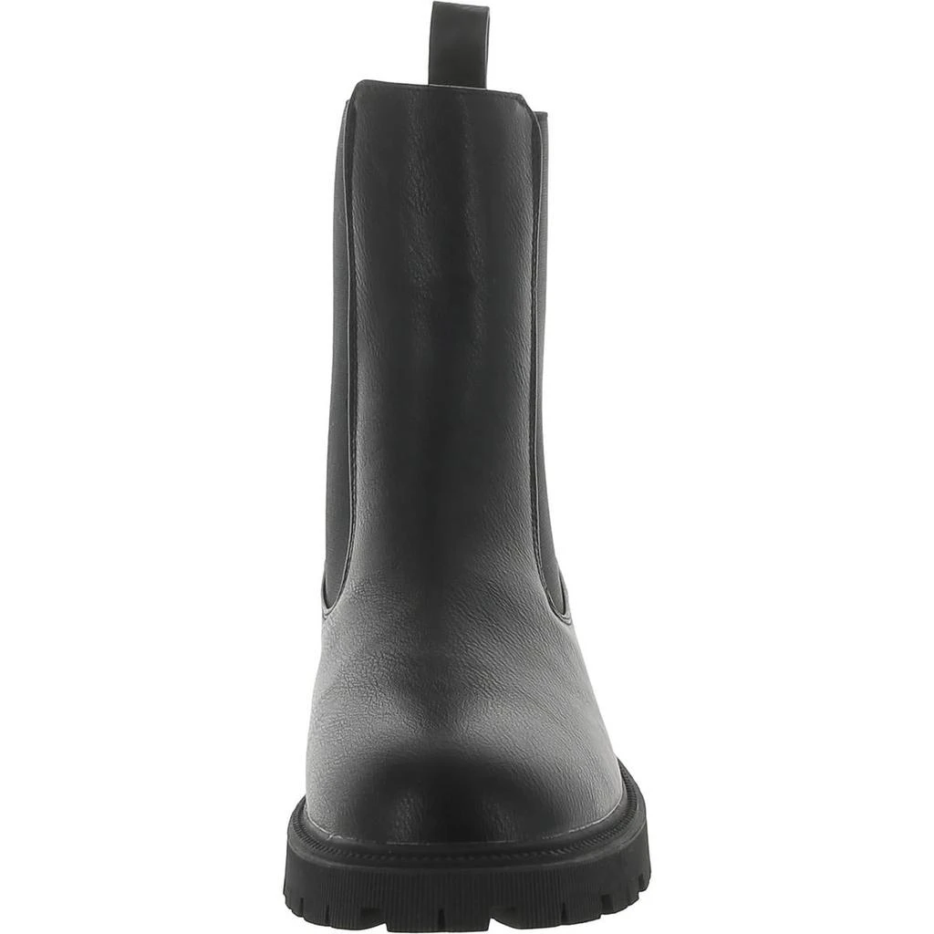 French Connection Womens Faux Leather Ankle Chelsea Boots 2