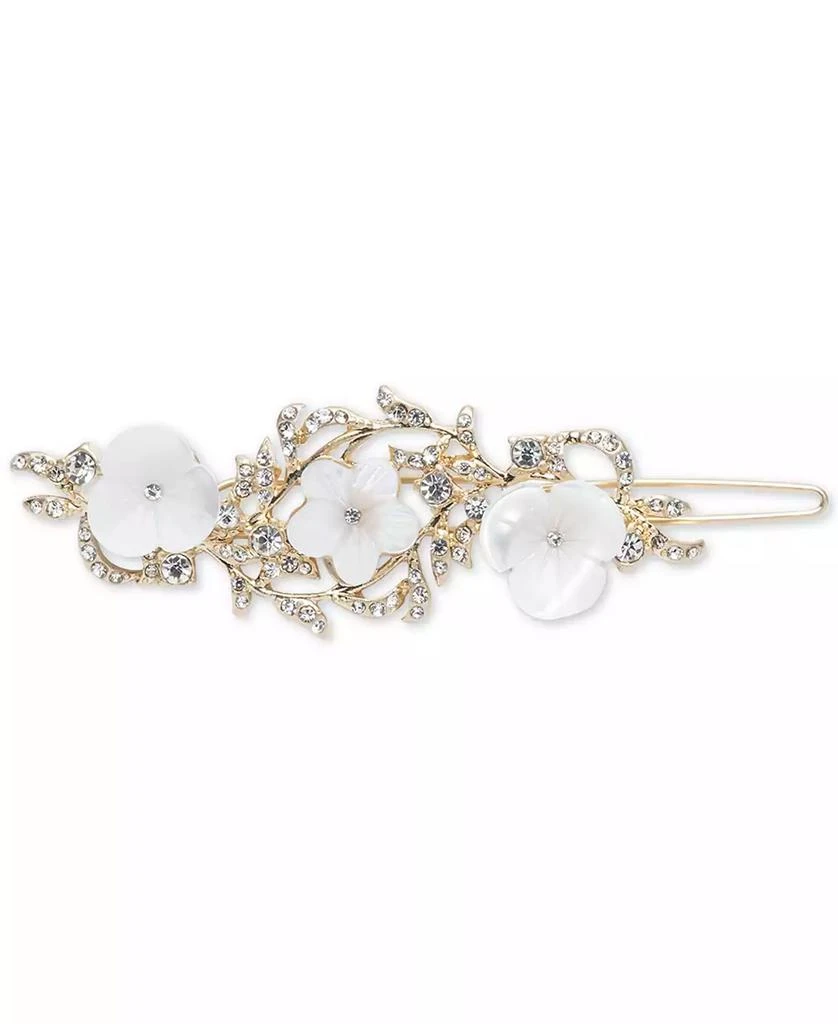 Lonna & Lilly Gold-Tone Pavé & Mother-of-Pearl Flower Hair Barrette 1