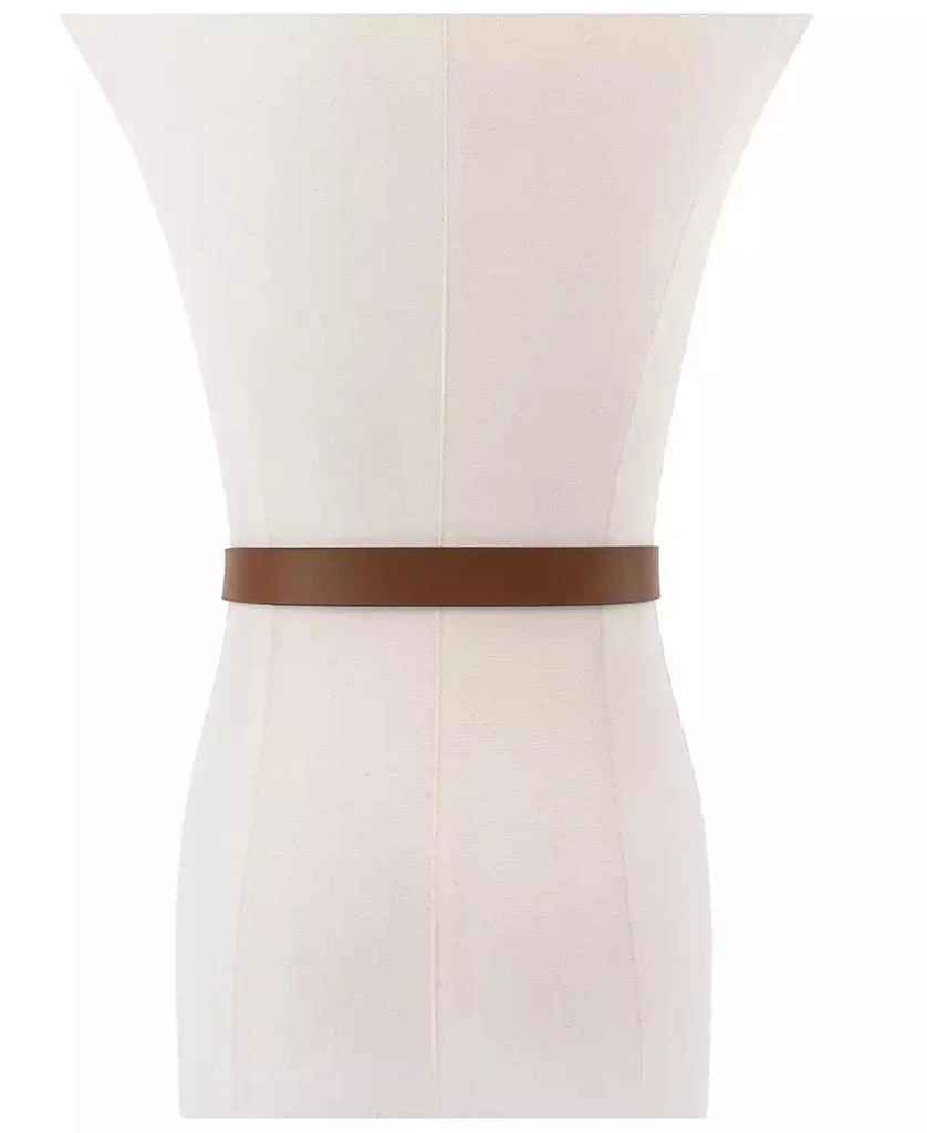 Michael Kors 25mm Double Ring Leather Belt 4