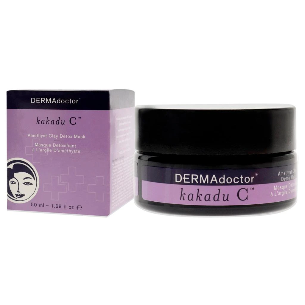 DERMAdoctor Kakadu C Amethyst Clay Detox Mask by DERMAdoctor for Women - 1.69 oz Mask 4