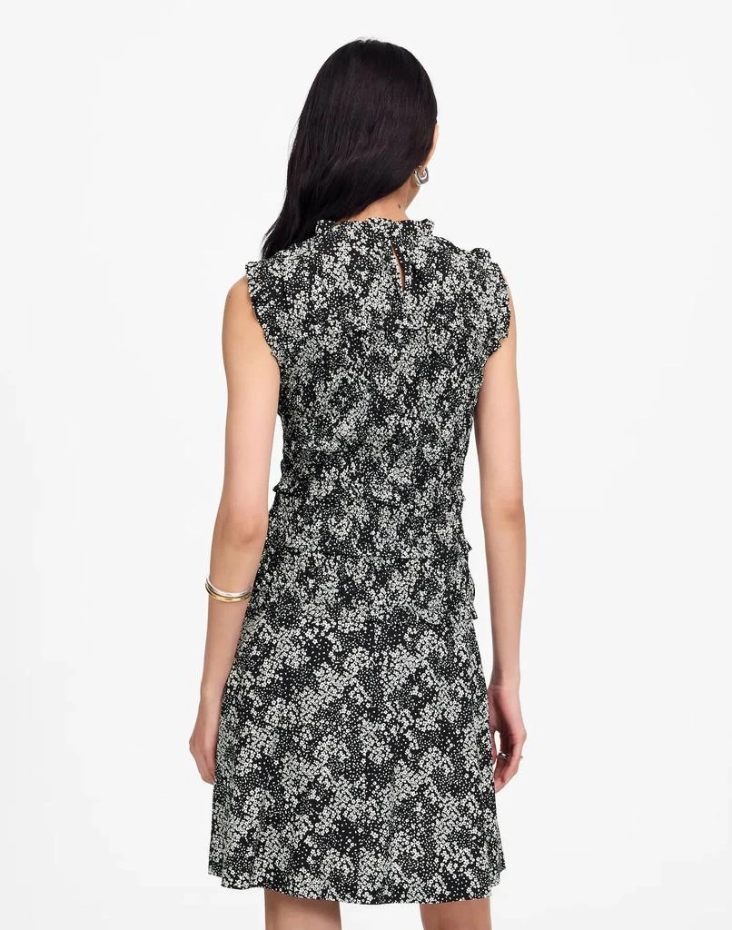 Madewell Smocked Crewneck Mini Dress in Floral 4