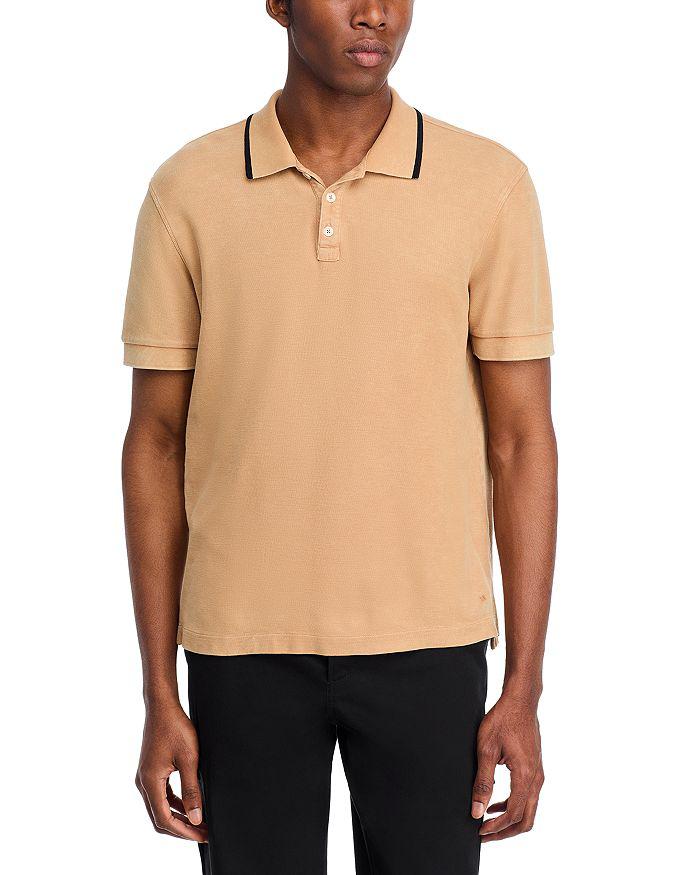 ATM Anthony Thomas Melillo Tipped Pique Polo Shirt