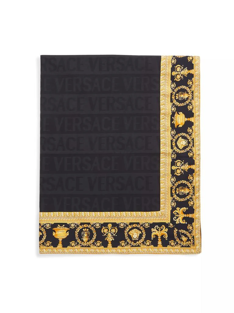 Versace Barocco &amp; Robe Wool Throw 1