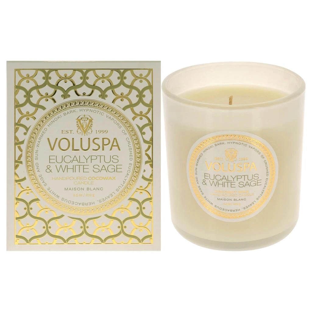 Voluspa Classic - Eucalyptus and White Sage by  for Unisex - 9.5 oz Candle