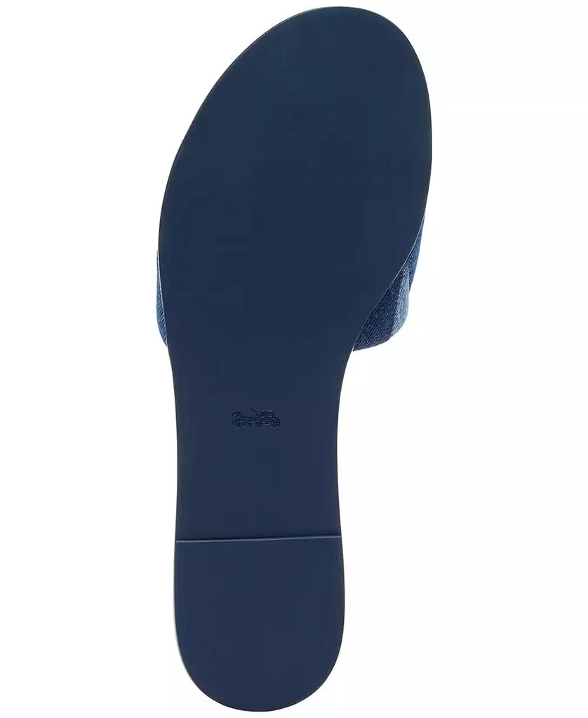 Coach Women's Holly Quilted Patchwork Slide Sandals 5