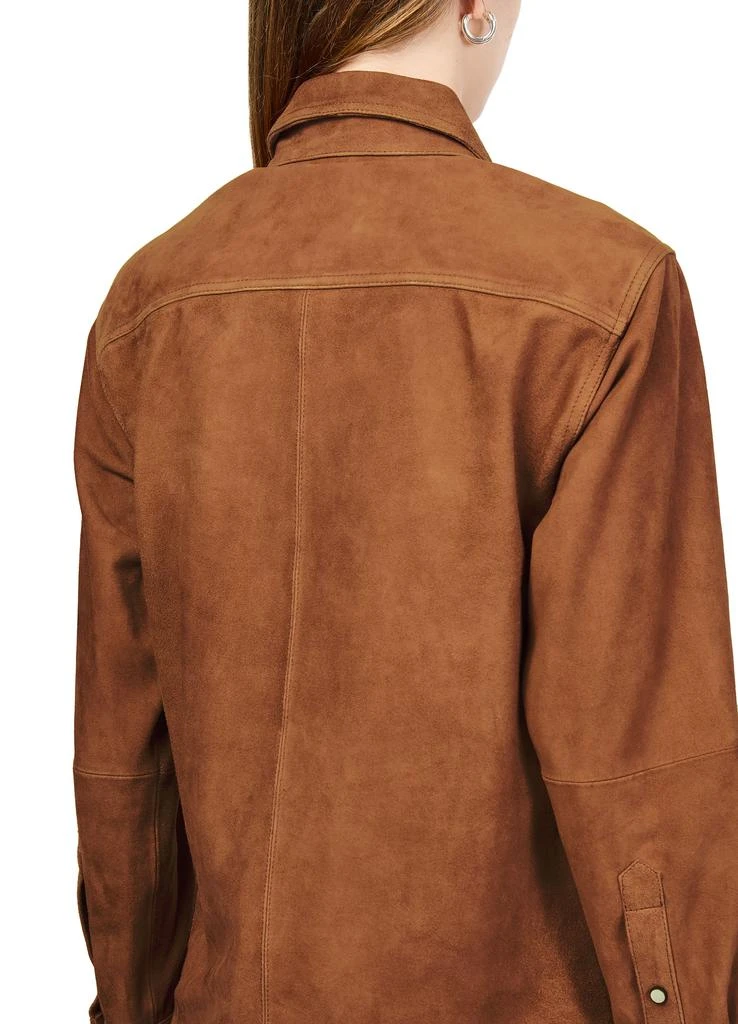 Isabel Marant Delcia shirt in suede leather 5