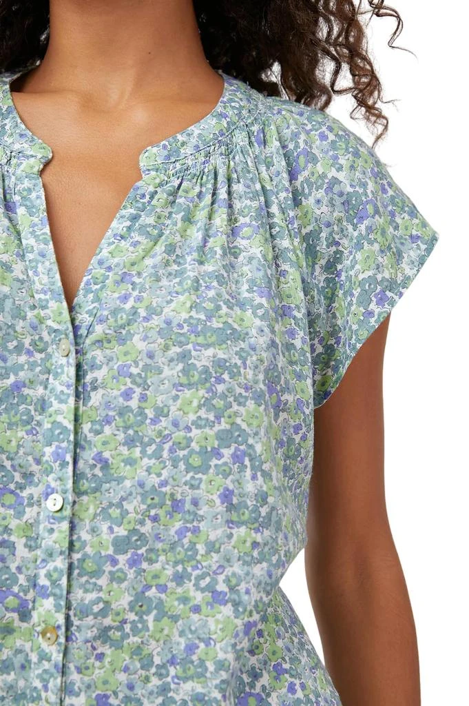 Rails Alena Top In Blue Green Wildflower 3