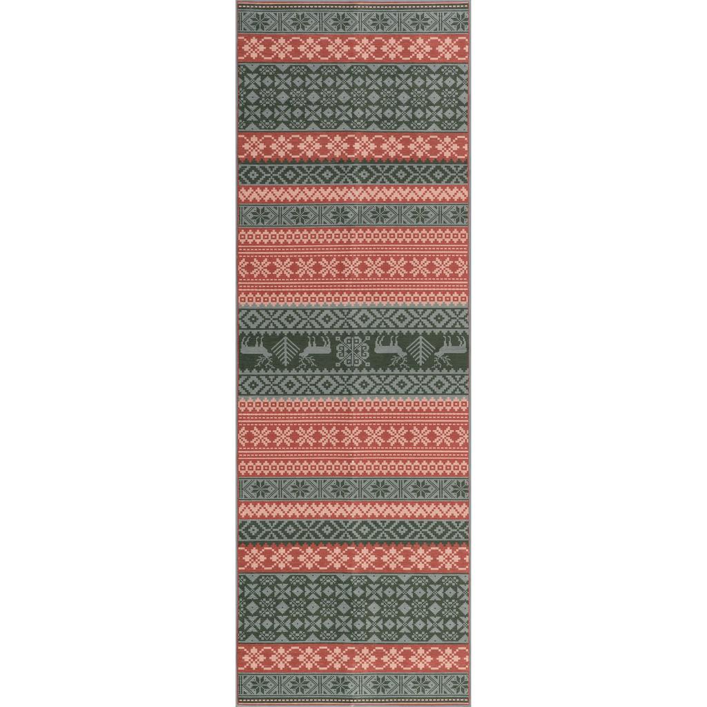 nuLOOM Nuloom Ellasandra SplashGuard Graphic Machine Washable Area Rug