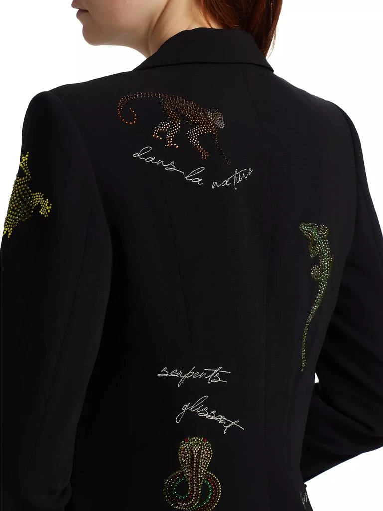 Cinq à Sept Karlie Jungle Crepe Blazer 6
