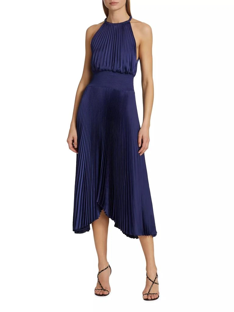 A.L.C. Renzo II Pleated Midi-Dress 3