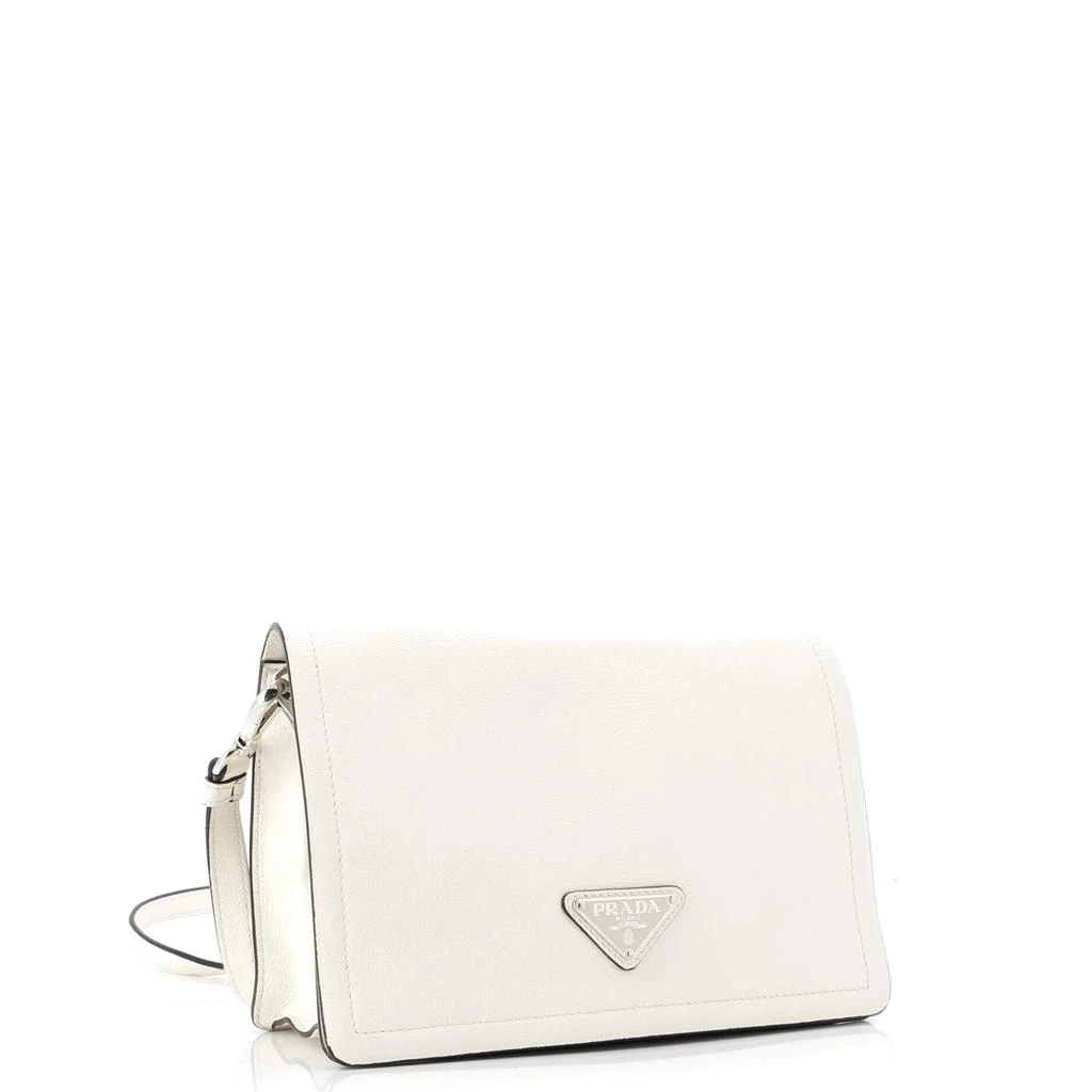 Prada Full Flap Shoulder Bag Glace Calf Small 2