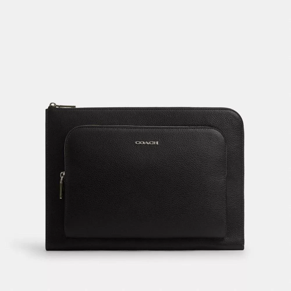 Coach Ethan Portfolio In Signature Canvas 1
