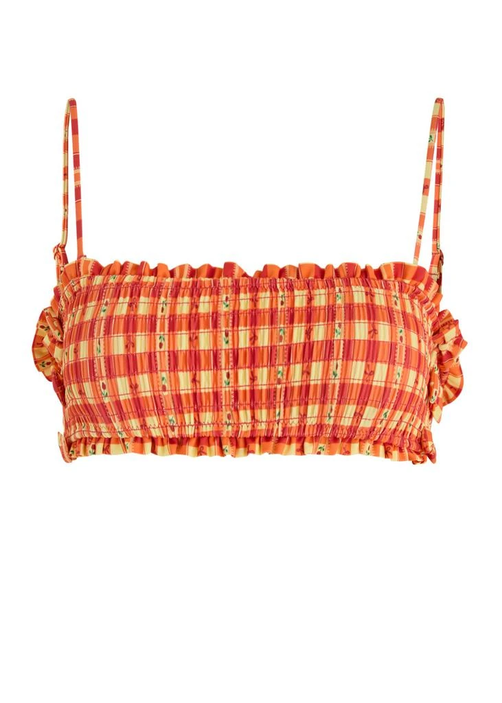 DAMSON MADDER Jezebel printed bikini top 1