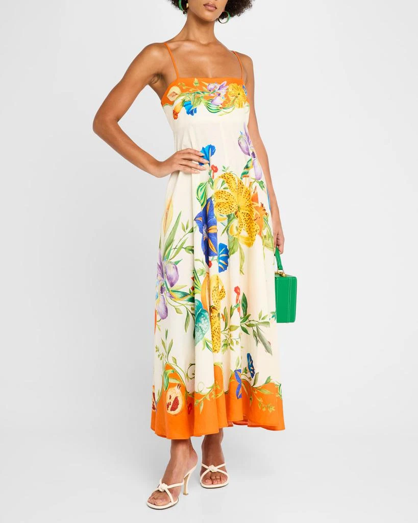 ALEMAIS Flores Maxi Dress 4