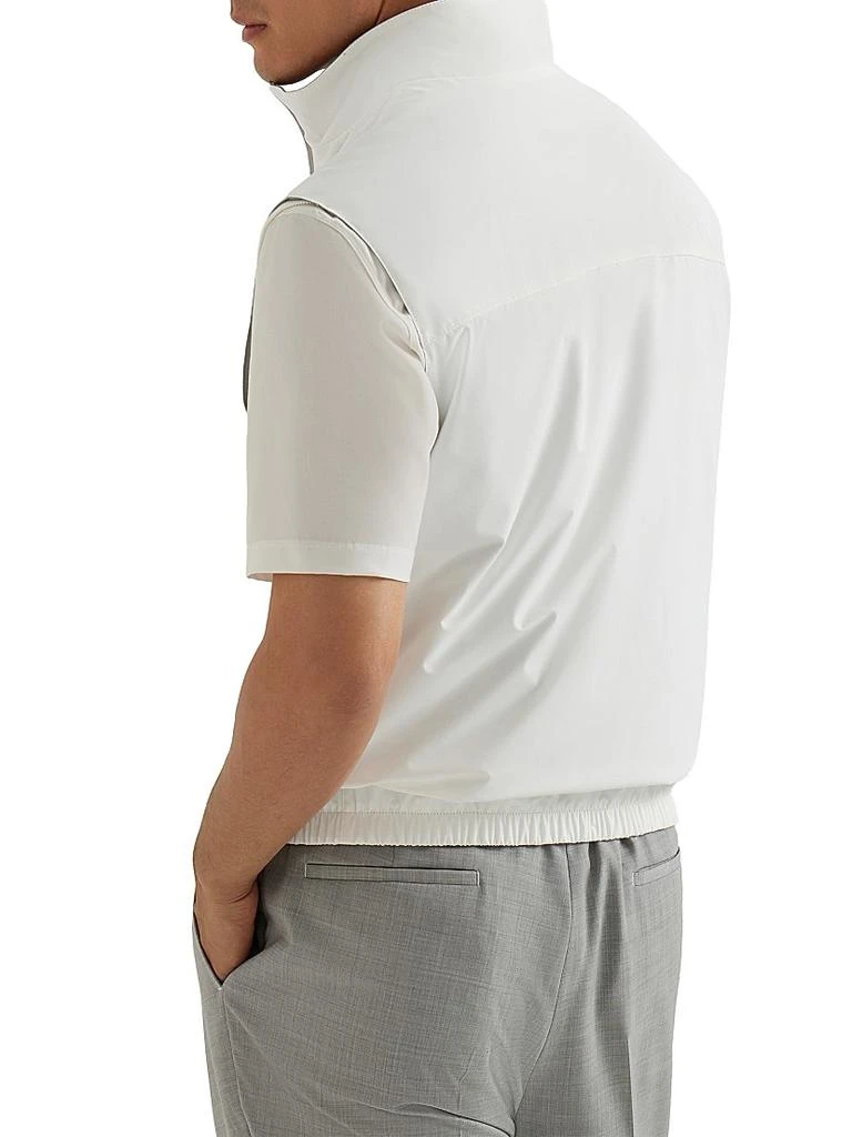 Brunello Cucinelli Bonded Nylon Reversible Vest with Logo 3