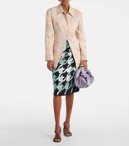 Dries Van Noten Twist satin tote bag 4