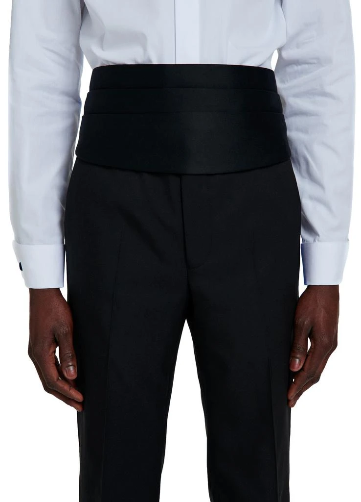 Fursac Satin pleated tuxedo belt 2