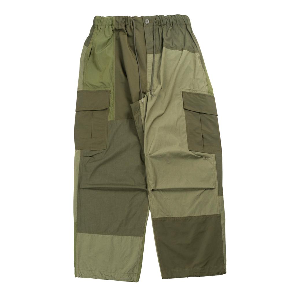 Comme Des GarãOns Homme Men's Patchwork Pants in Khaki