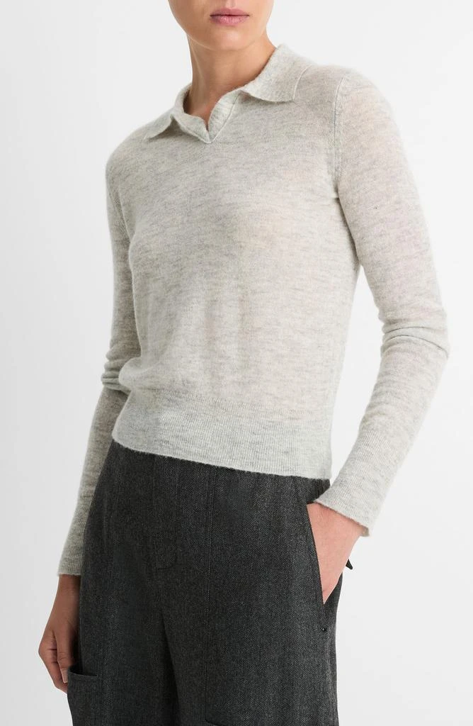 Vince Wool Blend Polo Sweater 3