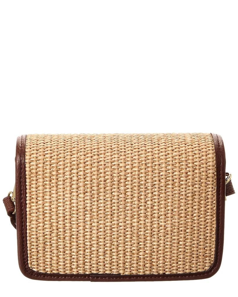 Persaman New York Eva Straw & Leather Crossbody 2