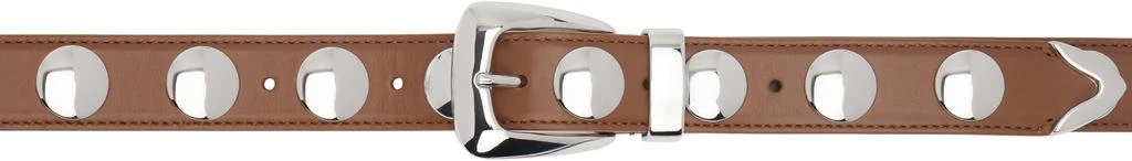 Khaite Tan Benny With Studs Belt 1