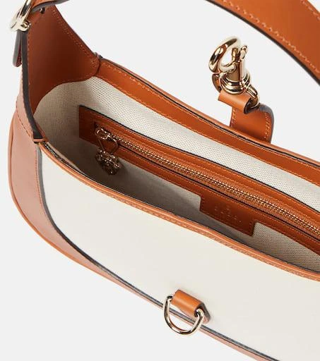 Gucci Gucci Jackie Small leather-trimmed shoulder bag 3
