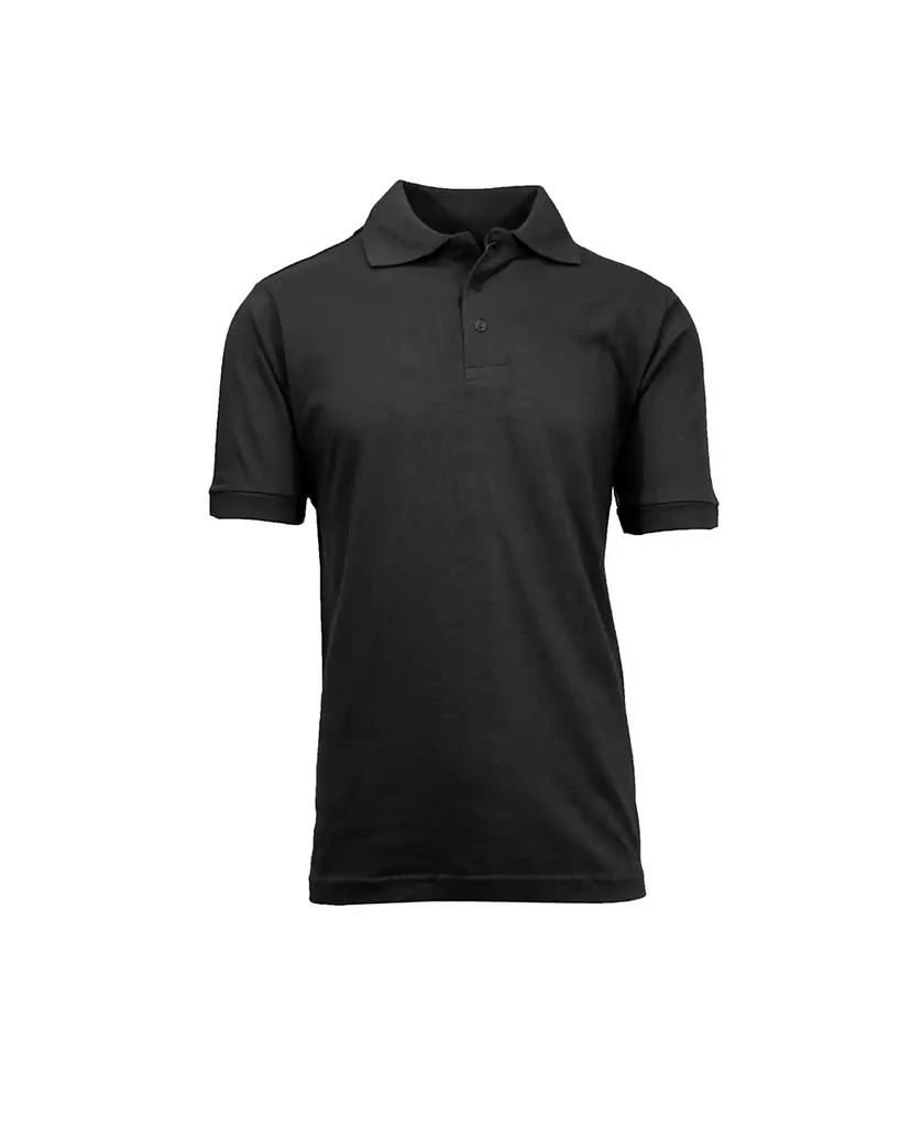 Galaxy By Harvic Men's Short Sleeve Pique Polo Shirts 1