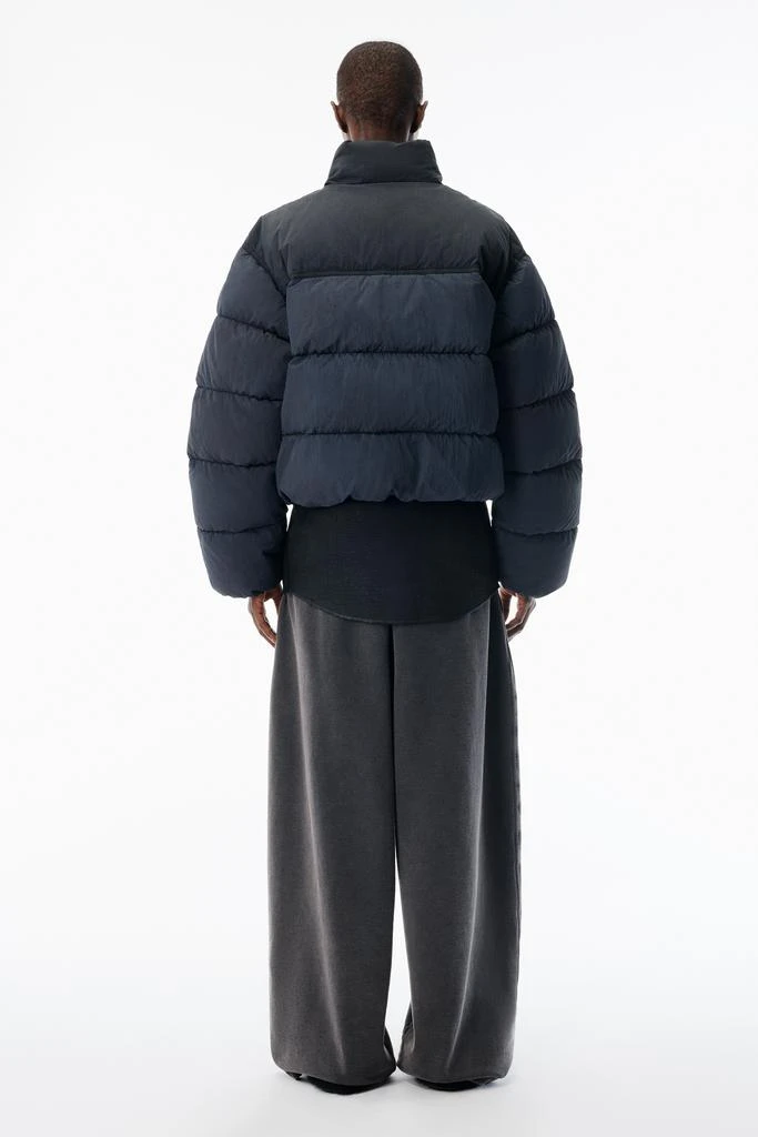 Alexander Wang Graphite Matte Nylon Puffer Jacket 4