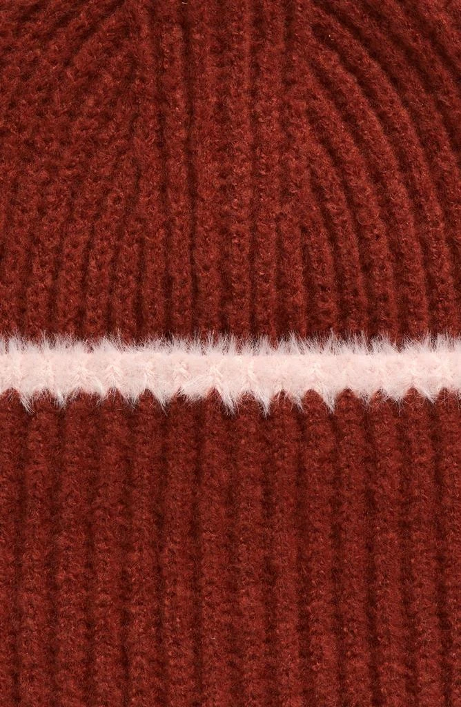 Treasure & Bond Rib Contrast Beanie 2