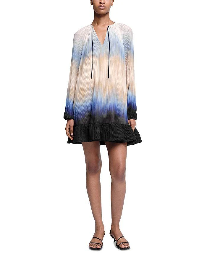 SIMKHAI Adasia Plissé Mini Dress 3