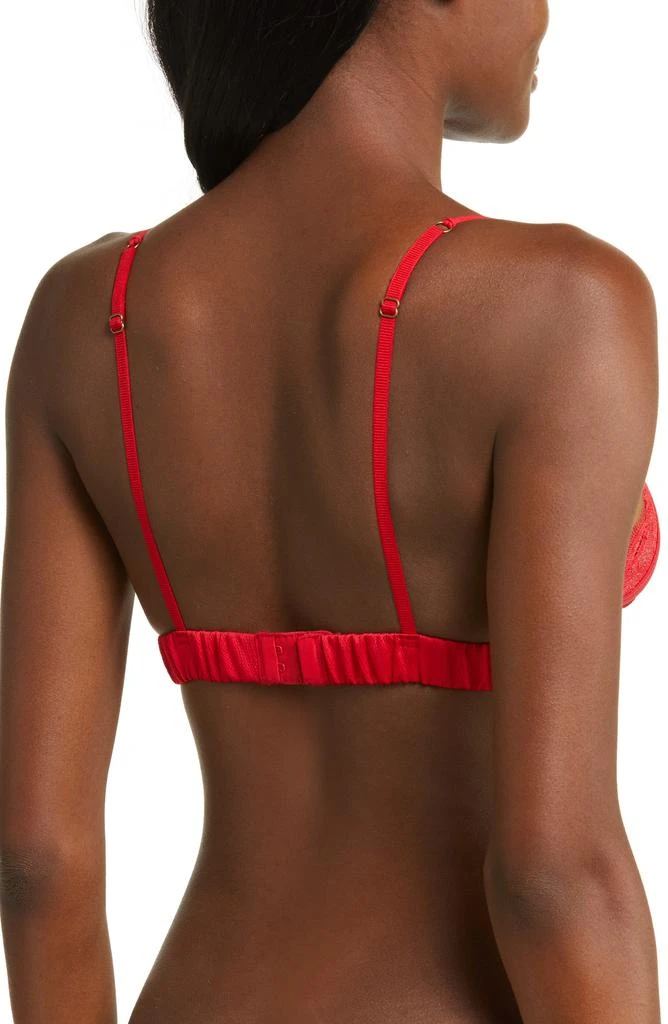 LOVE STORIES Love Lace Satin Bralette 2