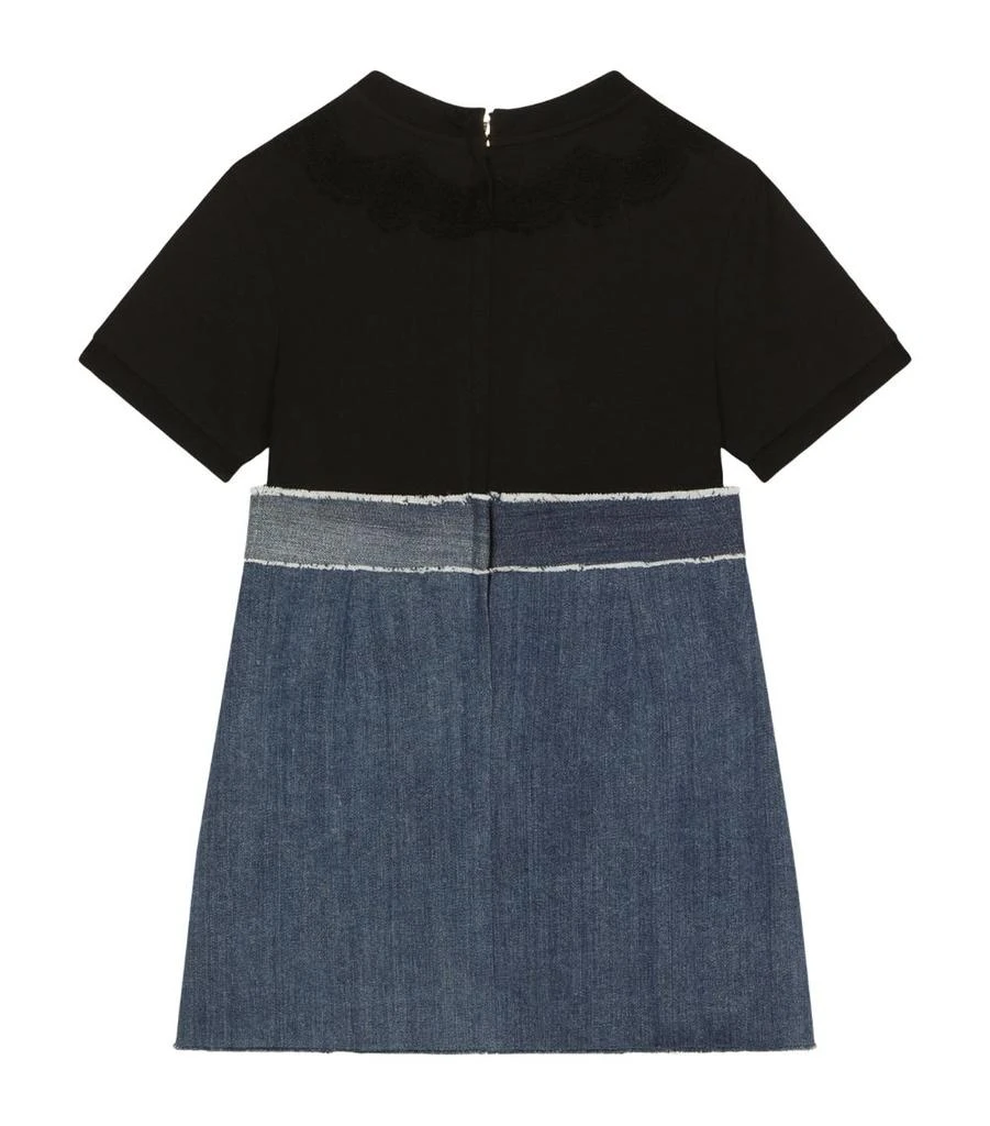 Dolce & Gabbana Denim-Jersey DG Logo Dress (2-6 Years) 2