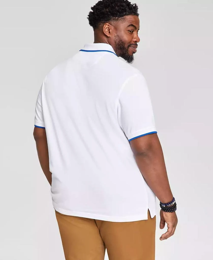 Club Room Men's Regular-Fit Tipped Performance Polo Shirt, Created for Macy's 2