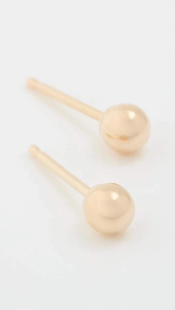 Zoe Chicco 14k Gold 3mm Ball Stud Earrings 1