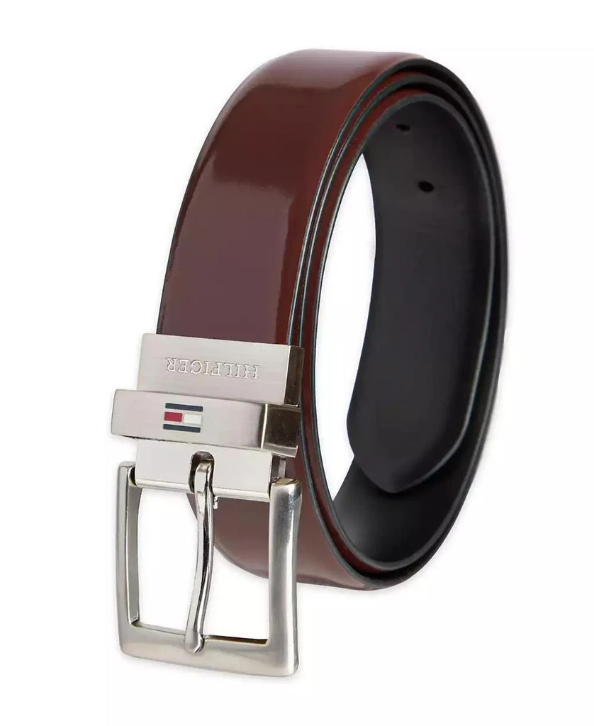 Tommy Hilfiger Men's Two-in-One Reversible Leather Dress Belt 3