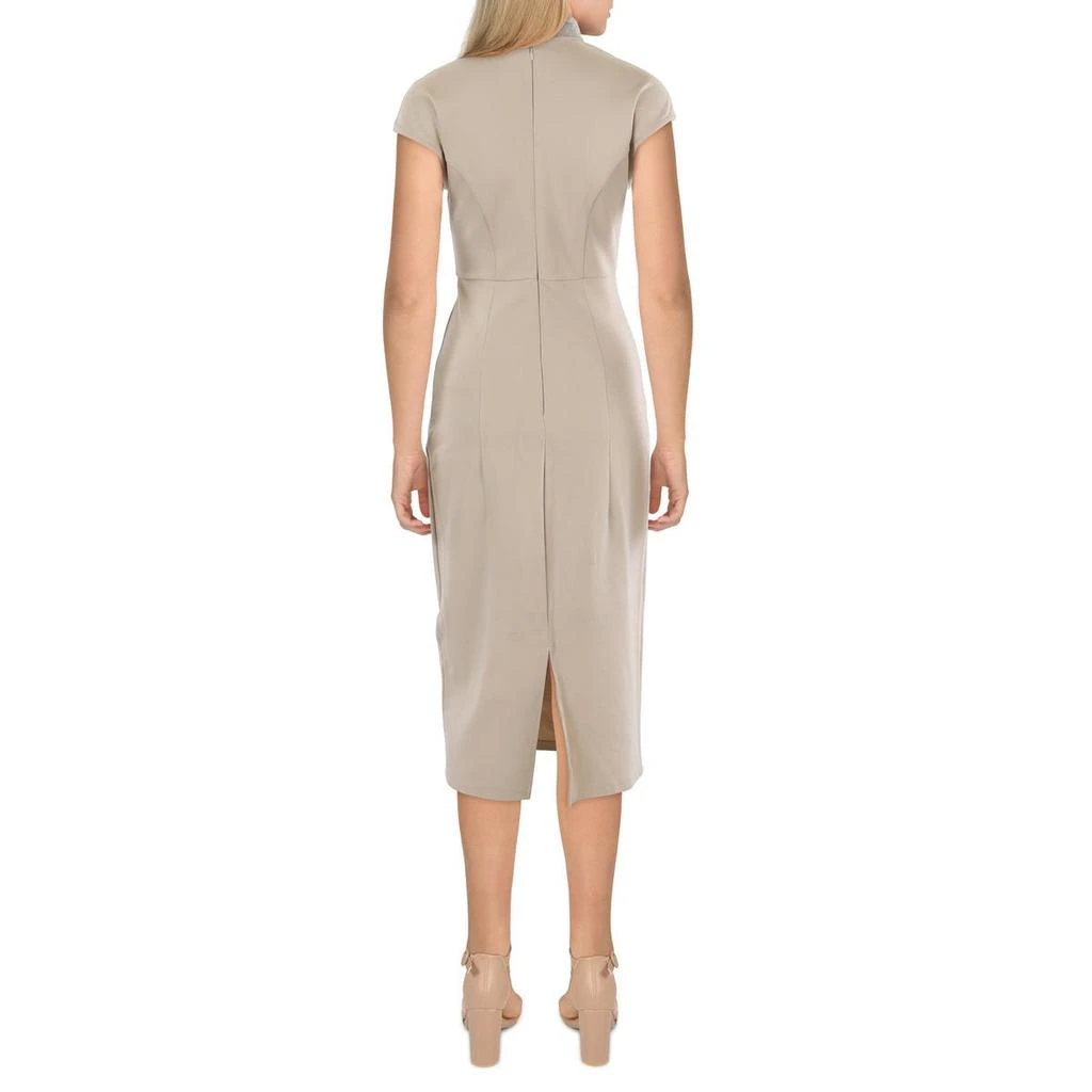 Gracia Womens Embellished Keyhole Midi Dress 2