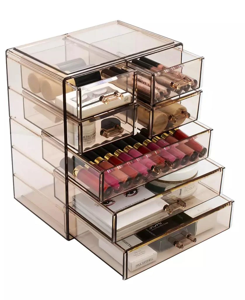 Sorbus 6 Drawer Clear Organizer Case for Cosmetics, Makeup and Jewelry (4 Large, 2 Small Drawers) 9