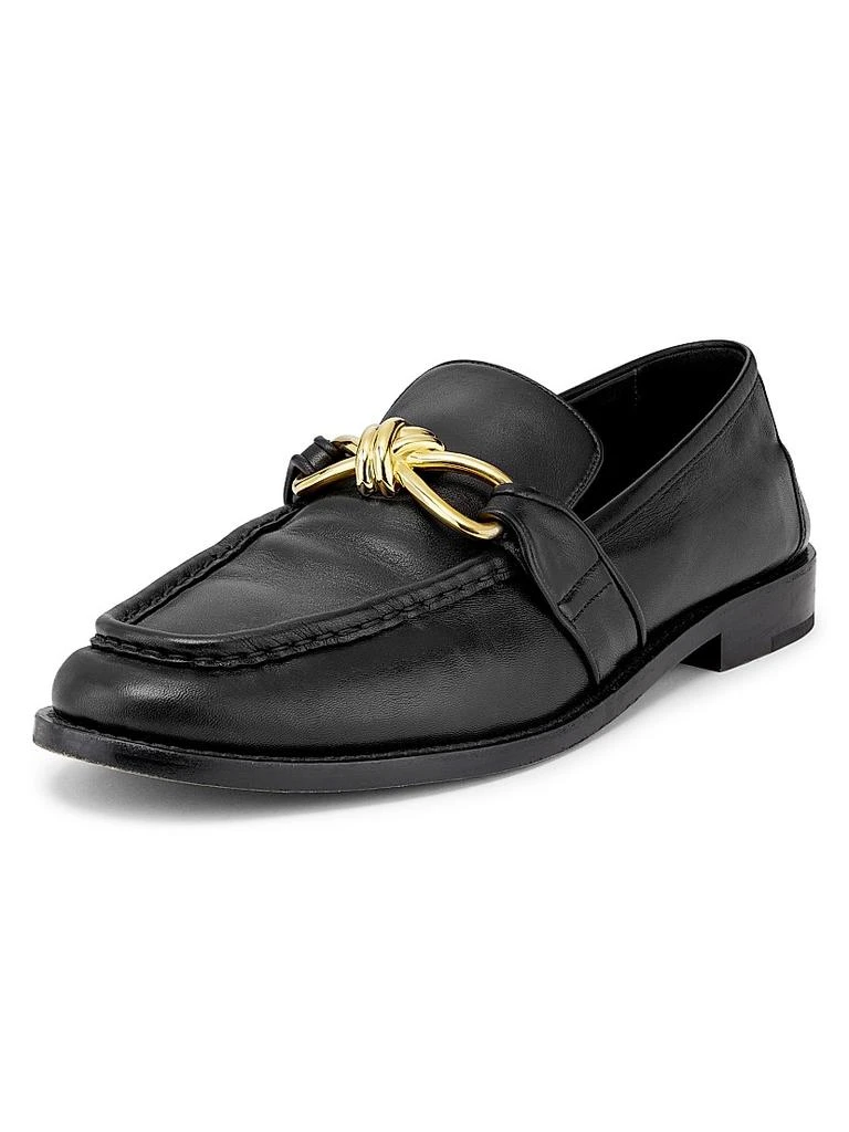 Bottega Veneta Astaire Knot-Embellished Leather Loafers  display picture 1